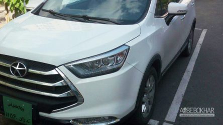 جک S3 با پلاک آزمایش فنی