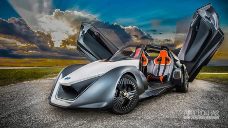 نمایش نیسان BladeGlider در جشنواره Goodwood