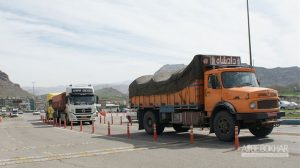 خودروهای سنگین در مبادی ورودی تهران وزن می‌شوند
