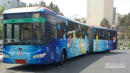 تبلیغات روی اتوبوس‌ها برخلاف ضوابط تبلیغات و حقوق شهروندی است