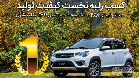 کسب بالاترین رضایتمندی کیفیت توسط ام وی ام ایکس 22