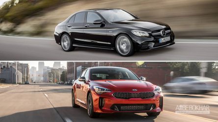 دوئل شتاب،مرسدس بنز AMG C43 و کیا استینگر GT + ویدیو