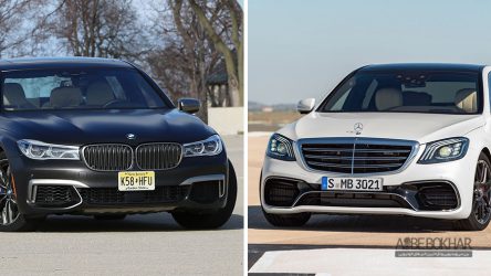تقابل جذاب مرسدس بنز AMG S63 و بی ام وM760 + ویدیو