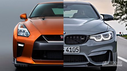 حدس بزنید برنده کیست، ب ام و M4 یا نیسان GT-R ؟ + ویدیو