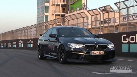 نمایش قدرت ب ام و اشنایزر M5 با 700 اسب بخار قدرت + ویدیو