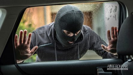 جعل پلاک برای سرقت لوازم داخل خودرو