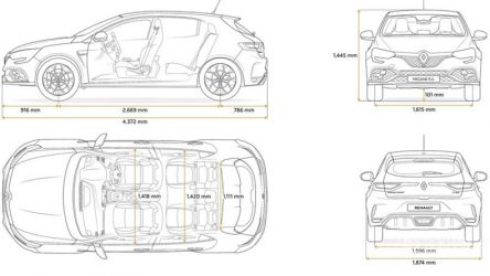 هاچ‌بک آتشین رنو مگان RS در فرانکفورت رخ نشان داد