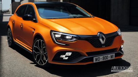 هاچ‌بک آتشین رنو مگان RS در فرانکفورت رخ نشان داد