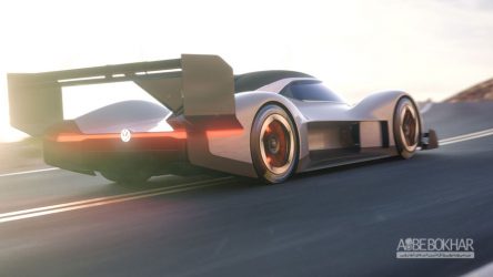 معرفی خودروی مسابقه برقی فولکس واگن با نام I.D. R Pikes Peak