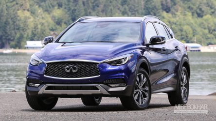 شکست کامل کراس اوور کامپکت اینفینیتی برابر مرسدس بنز GLA