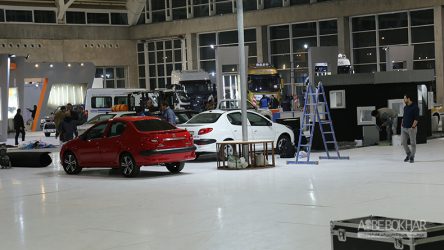 گزارش تصویری از آماده سازی سومین نمایشگاه خودروی تهران