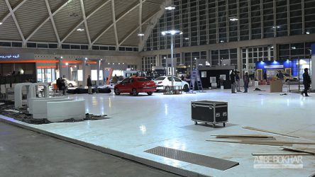 گزارش تصویری از آماده سازی سومین نمایشگاه خودروی تهران