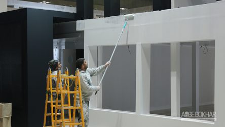 گزارش تصویری از آماده سازی سومین نمایشگاه خودروی تهران