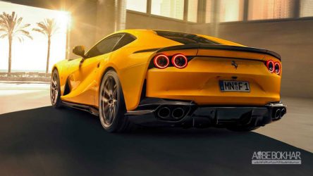 فراری 812 SuperFast Novitec با رینگ‌های ۲۲ اینچی + ویدیو