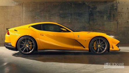 فراری 812 SuperFast Novitec با رینگ‌های ۲۲ اینچی + ویدیو