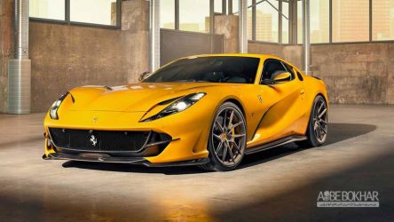 فراری 812 SuperFast Novitec با رینگ‌های ۲۲ اینچی + ویدیو