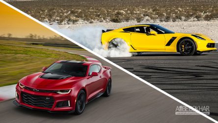 ویدیو درگ جذاب کوروت Z01 با کامارو ZL1