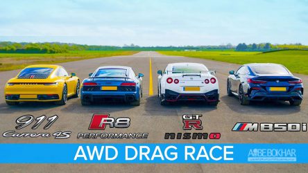 ویدیو درگ جذاب تمام چرخ محرک ها