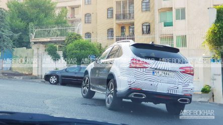 خودروی استتار شده بی وای دی در خیابان های تهران