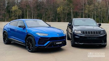 لامبورگینی اوروس سریع تر است یا جیپ گرند چیروکی ترک هاوک؟ + ویدیو