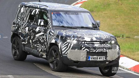 لندروور دیفندر جدید، شکار عکاسان صنعتی شد