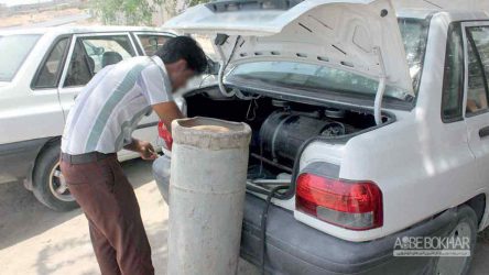 نصب سیلندر گاز مایع در خودرو غیرمجاز است