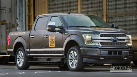 حمل ۴۵۳ تن وزن توسط فورد F-150 برقی