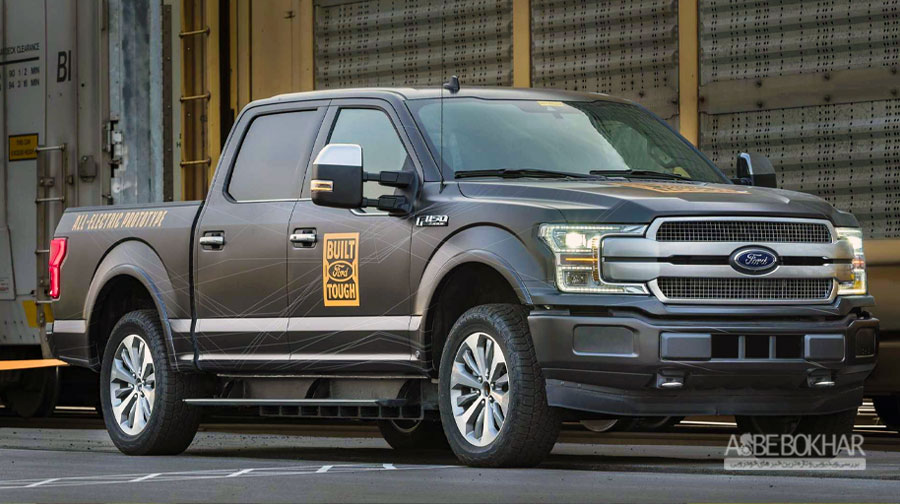 حمل 453 تن وزن توسط فورد F-150 برقی