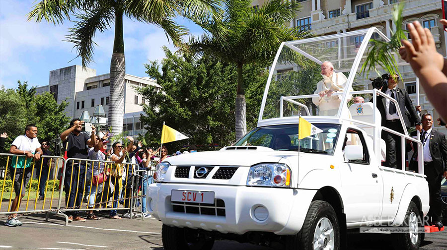 نیسان پیکاپ، خودروی جدید پاپ فرانسیس