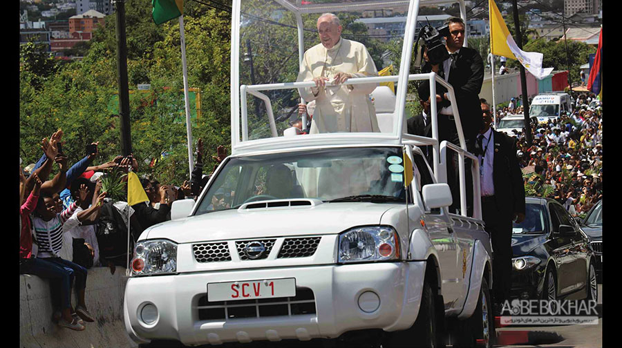 نیسان پیکاپ، خودروی جدید پاپ فرانسیس