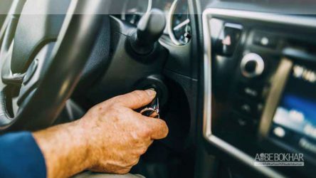 قبل از استارت خودرو ۱۰ ثانیه روی حالت باتری صبر کنید
