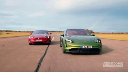 چرا پورشه تایکان از تسلا مدل S سریع تر است؟ توضیح فنی + ویدیو