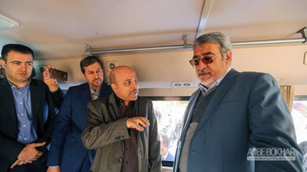 وزیر کشور سوار بر شیلر