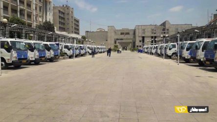 تحویل ۳۰ دستگاه کامیونت شیلر با کاربری حمل پسماند های کرونایی بیمارستانها