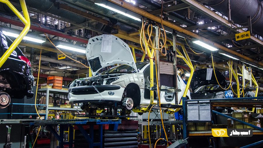 خط تولید پژو ایران خودرو