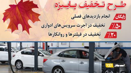 خدمات پس از فروش گروه بهمن تخفیفات ویژه در طرح پاییزه ارائه می کند