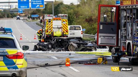 تصادف مرگبار اینفلوئنسر ایرانی با لامبورگینی و دستگیری وی در آلمان