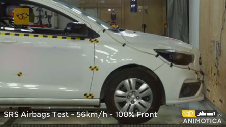 ویدیوی تست تصادف سایپا شاهین منتشر شد + تصاویر