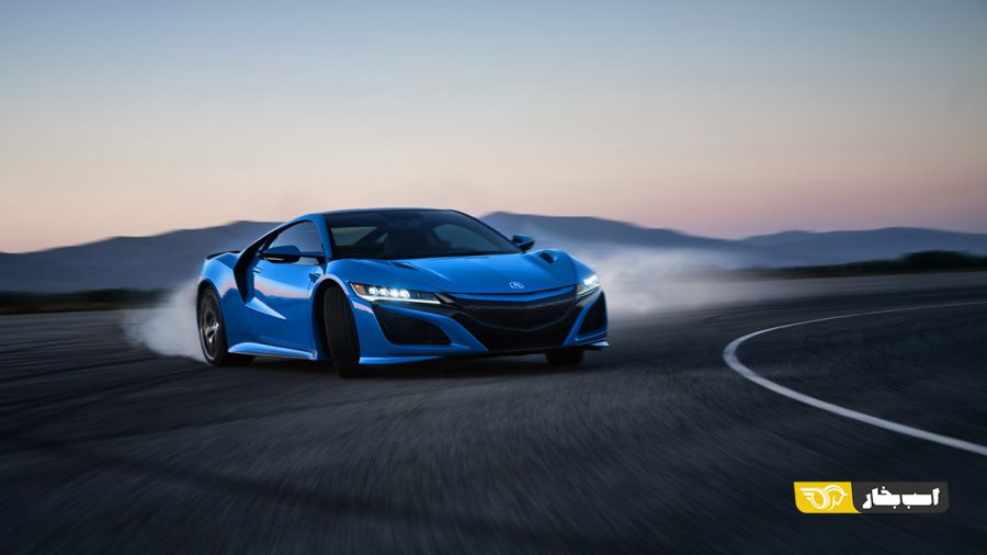 سوپراسپرت آکورا NSX 2021 با رنگ آبی جدید