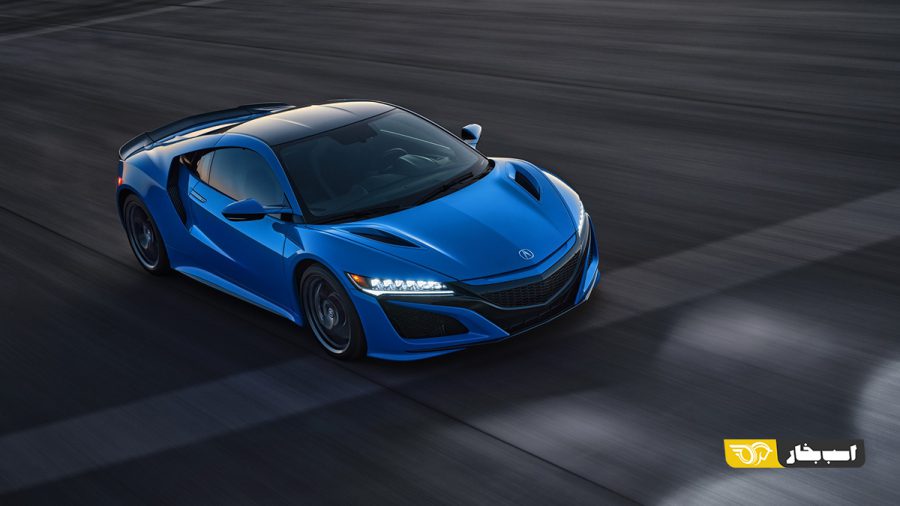 سوپراسپرت آکورا NSX 2021 با رنگ آبی جدید