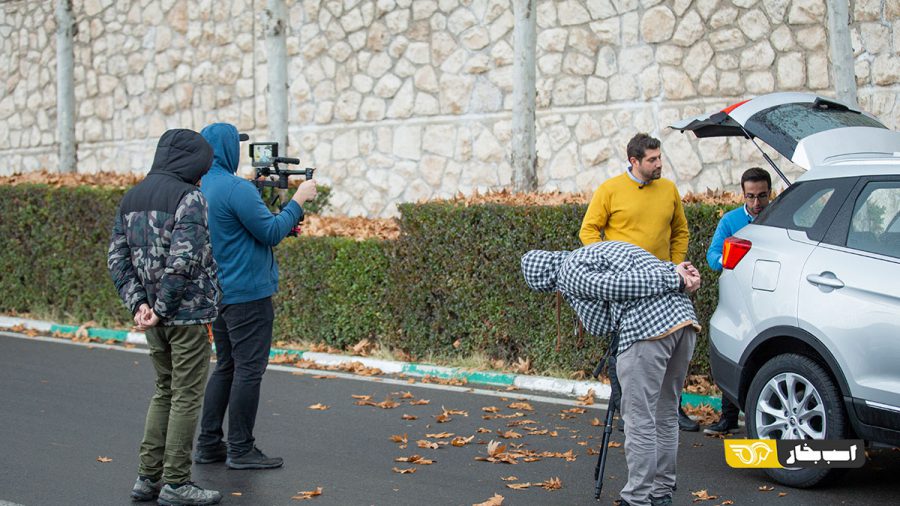 پشت صحنه اسب بخار