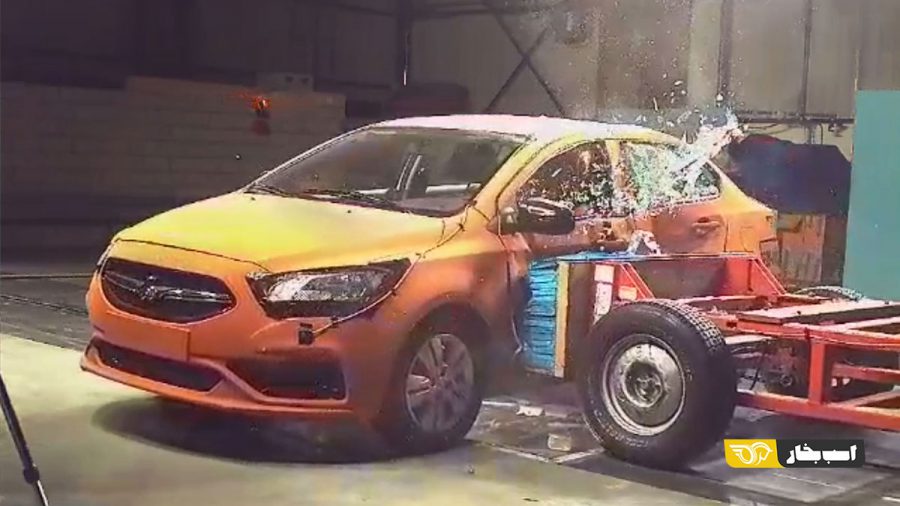 تست تصادف سایپا شاهین