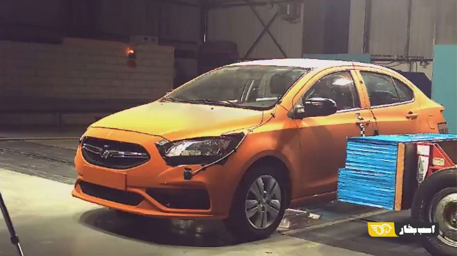 تست تصادف سایپا شاهین