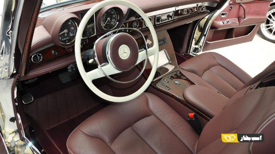 کابین مرسدس بنز 600 Pullman قذافی