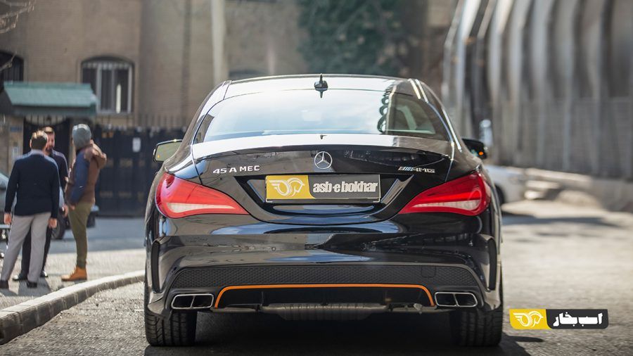 تست مرسدس بنز CLA 45A AMG سری MEC