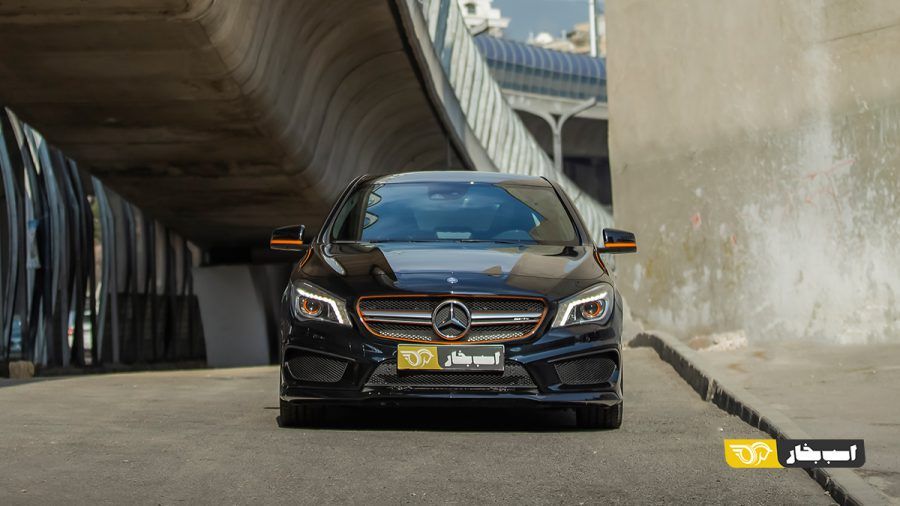 تست مرسدس بنز CLA 45A AMG سری MEC