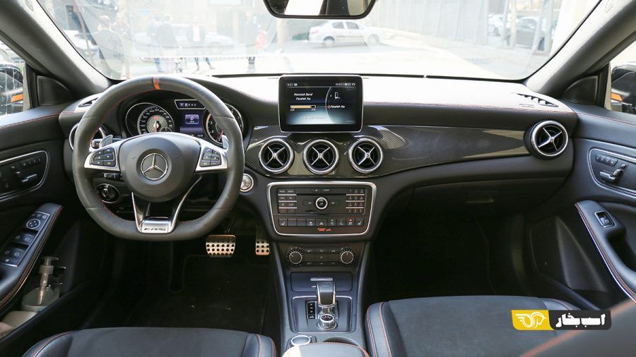 تست مرسدس بنز CLA 45A AMG سری MEC