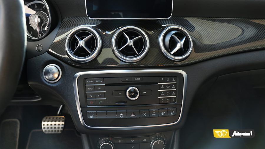 تست مرسدس بنز CLA 45A AMG سری MEC