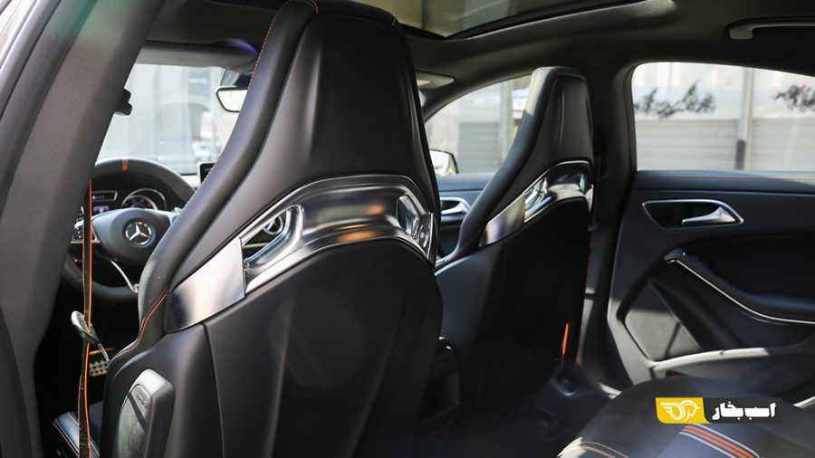 تست مرسدس بنز CLA 45A AMG سری MEC