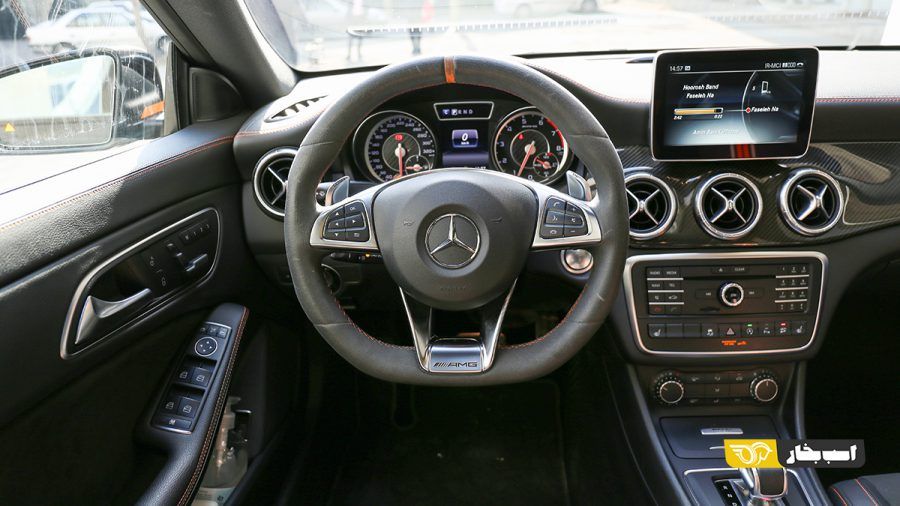 تست مرسدس بنز CLA 45A AMG سری MEC